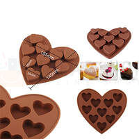 Heart Shape Silicone Cake Cookie Chocolate Mold Baking Tool
